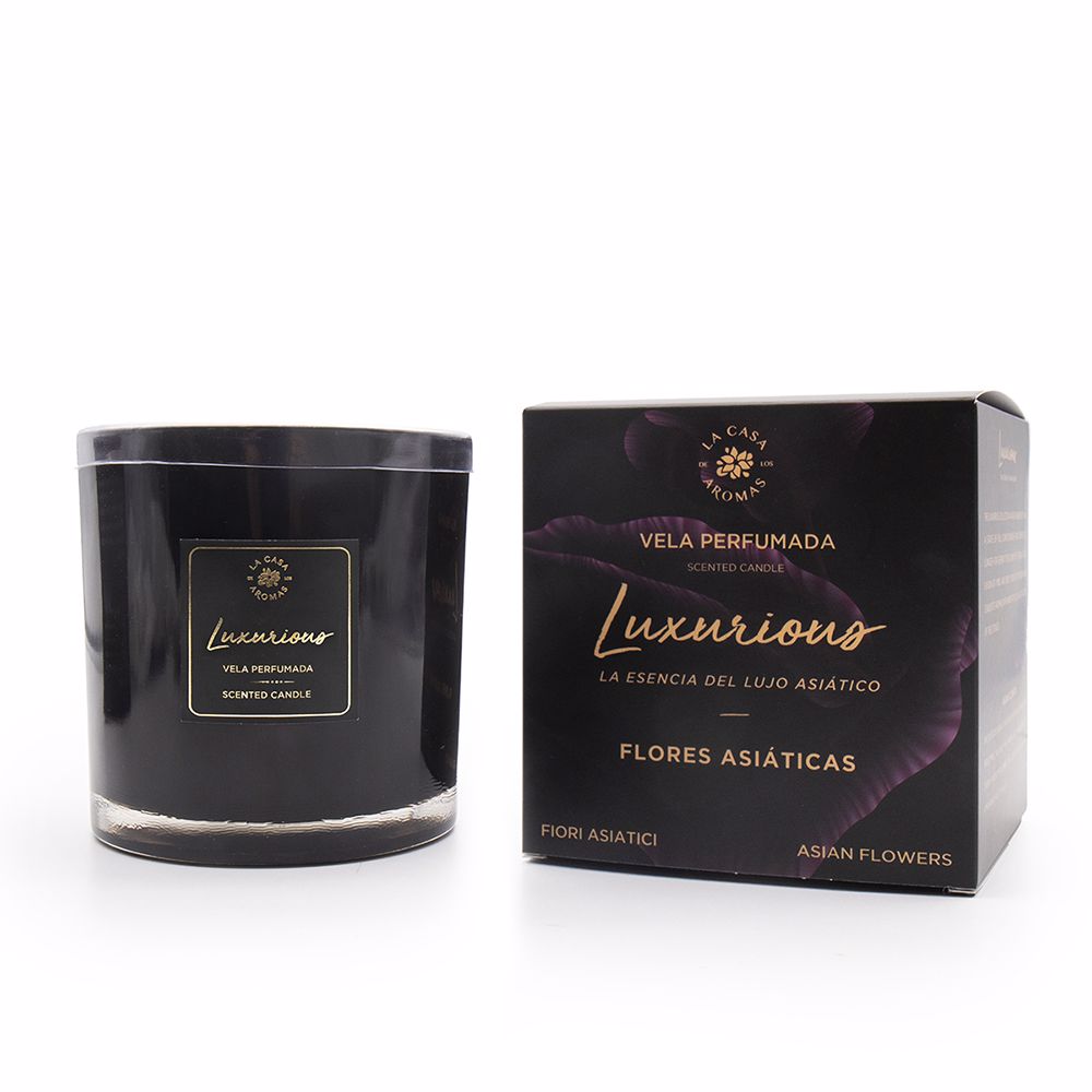 LA CASA DE LOS AROMAS  LUXURIOUS vela perfumada #flores asiáticas 650 gr