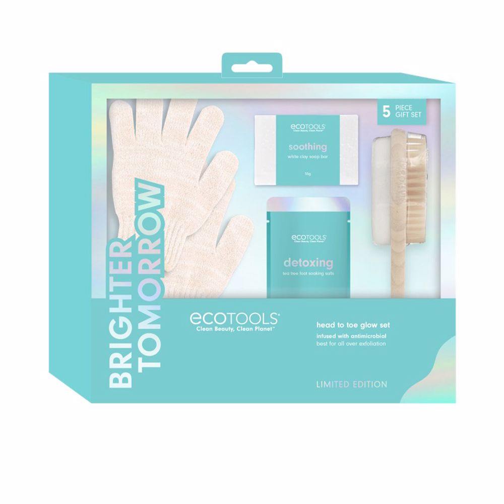 ECOTOOLS  BRIGHTER TOMORROW GLOW HEAD TO TOE set 4 pz