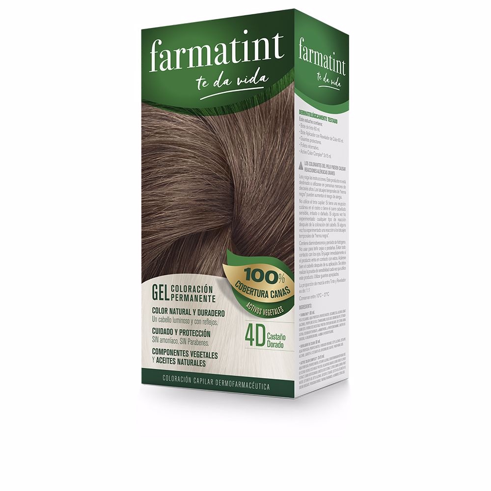 FARMATINT  FARMATINT GEL coloración permanente #4d-castaño dorado 5 u