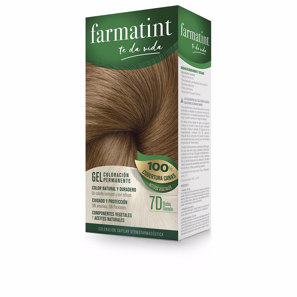 FARMATINT  FARMATINT GEL permanent color #7d-golden blonde 5 units