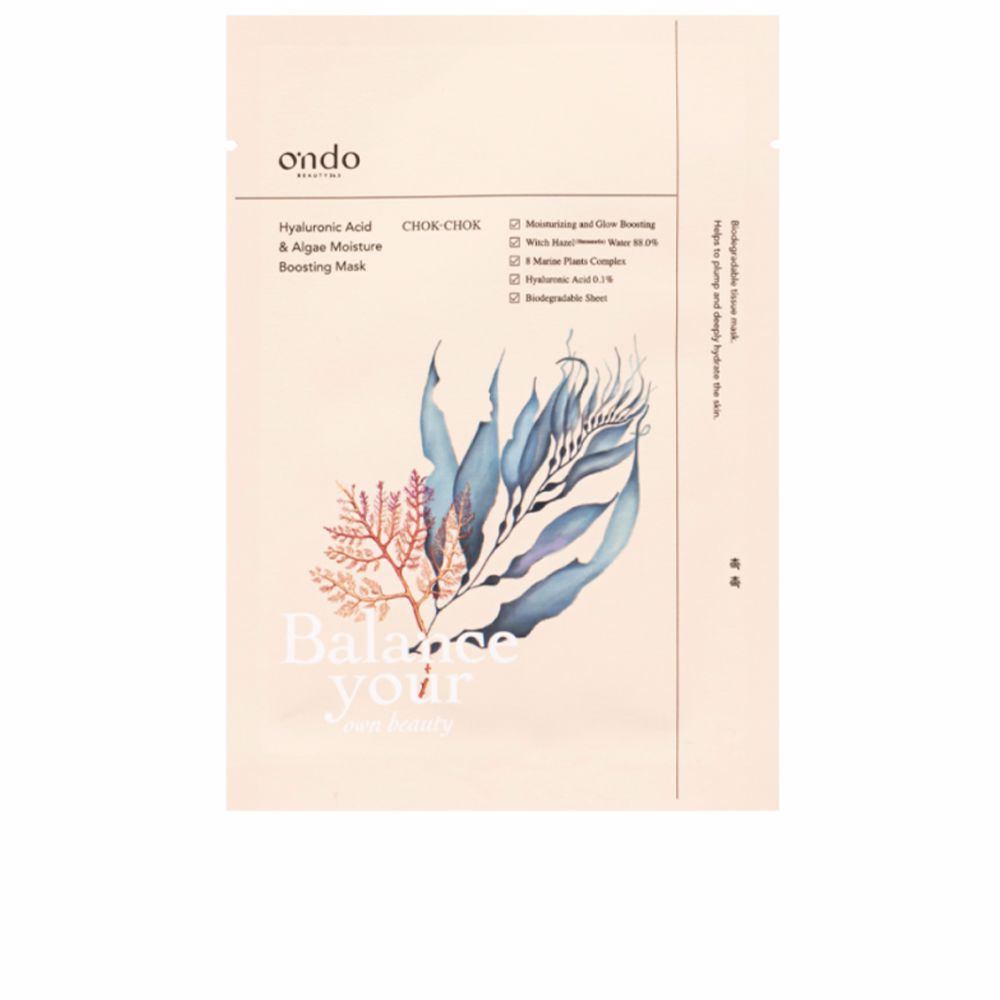 ONDO BEAUTY 36.5  HYALURONIC ACID & ALGAE MOISTURE boosting mask 25 ml