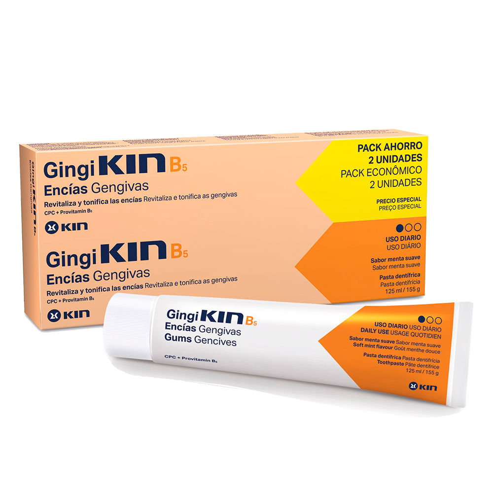 KIN  GINGIKIN B5 toothpaste pack 2 x 125 ml