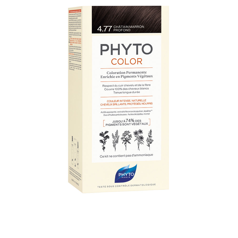 PHYTO  PHYTOCOLOR #4.77-castaño marrón intenso 4 u