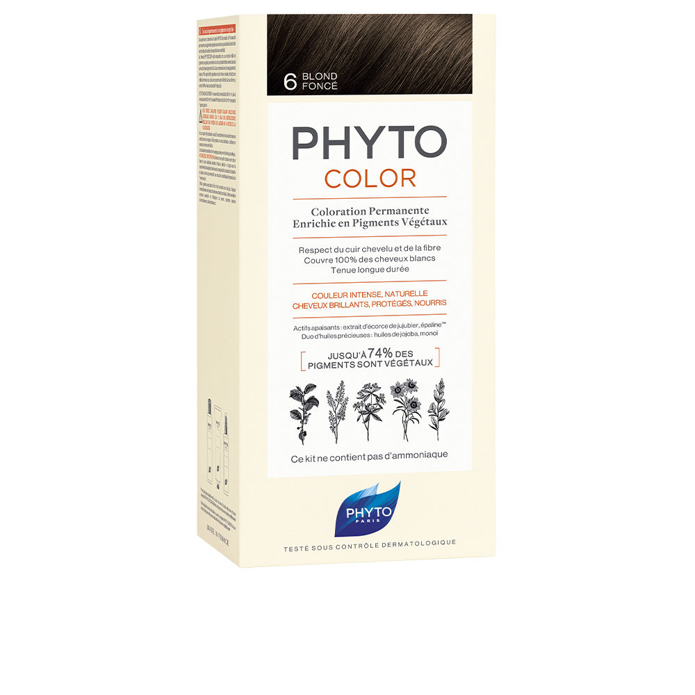 PHYTO  PHYTOCOLOR #6-rubio oscuro 4 u