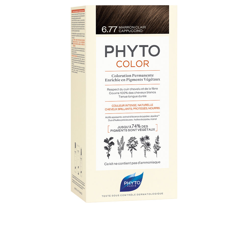 PHYTO  PHYTOCOLOR #6.77-marrón claro capuchino 4 u