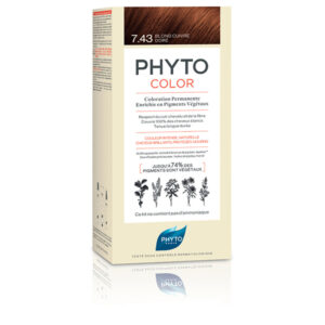 PHYTO  PHYTOCOLOR #7.43-rubio dorado cobrizo 4 u