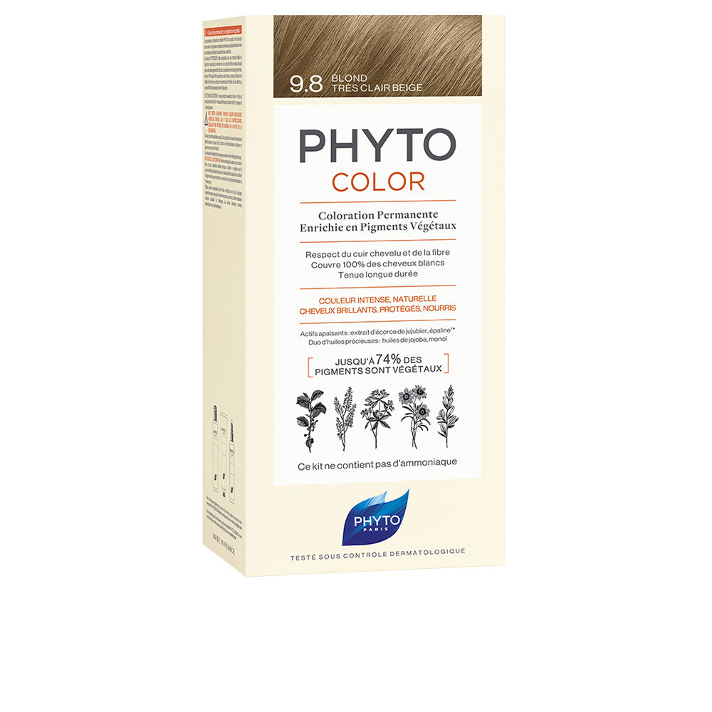 PHYTO  PHYTOCOLOR #9.8-rubio beige muy claro 4 u