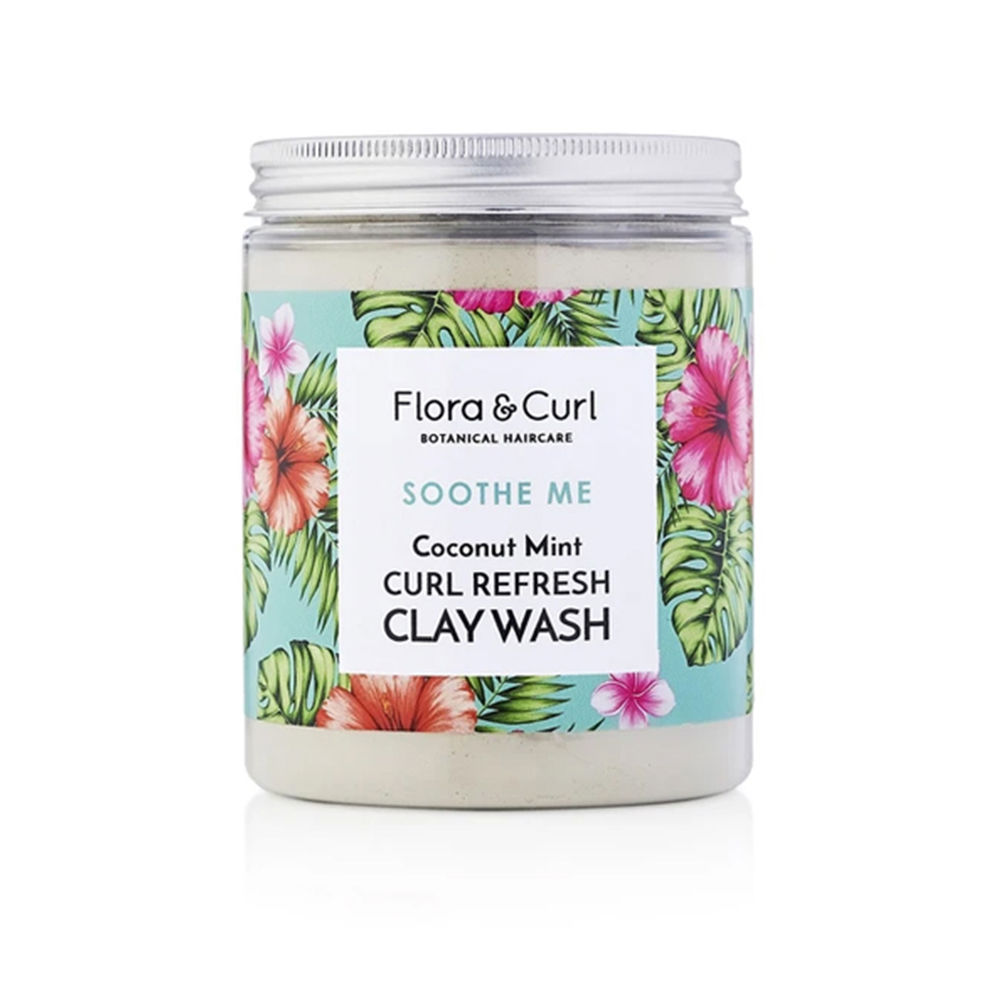 FLORA AND CURL SOOTHE ME coconut mint curl refresh clay wash 260 gr