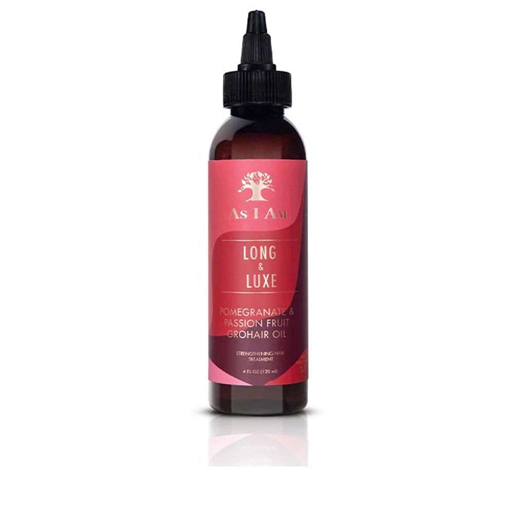 AS I AM  LONG AND LUXE pomegranate & passion fruit grohair oil 120 ml