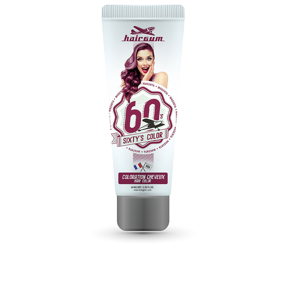 HAIRGUM  SIXTY'S COLOR hair color #magenta