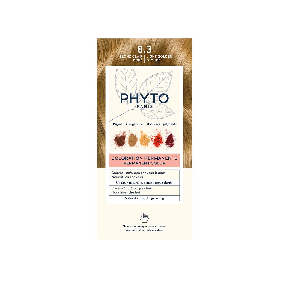 PHYTO  PHYTOCOLOR #8.3-Rubio Claro Dorado 4 u
