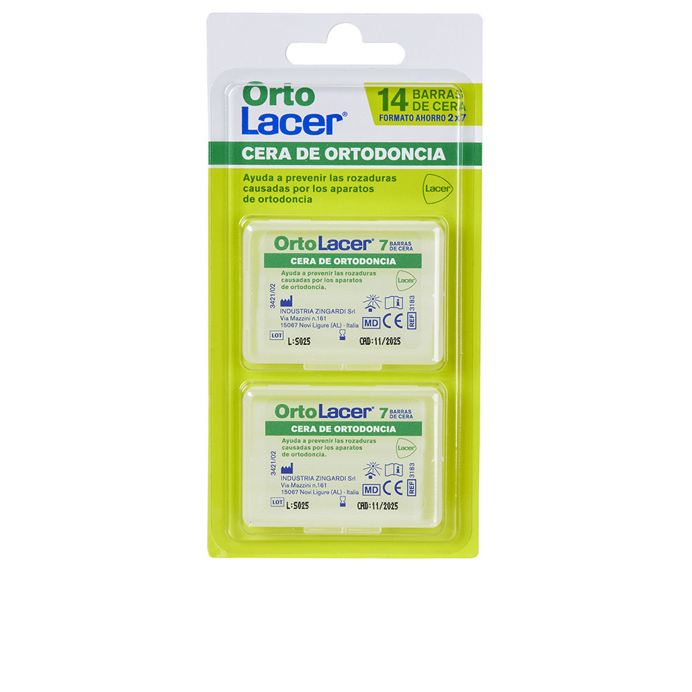LACER  ORTOLACER ORTHODONTIC WAX PACK 2 x 7 bars