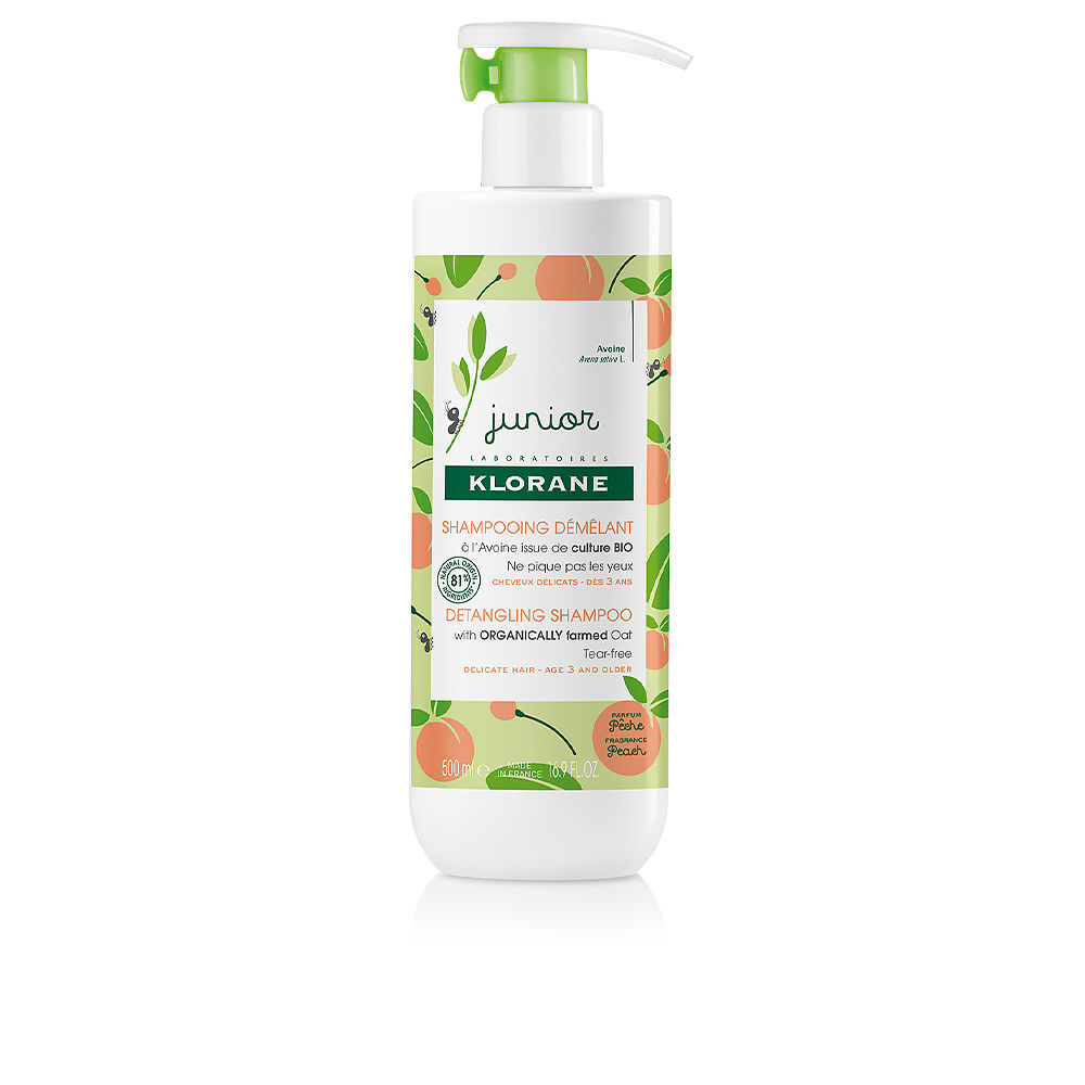 KLORANE  JUNIOR peach detangling shampoo 500 ml