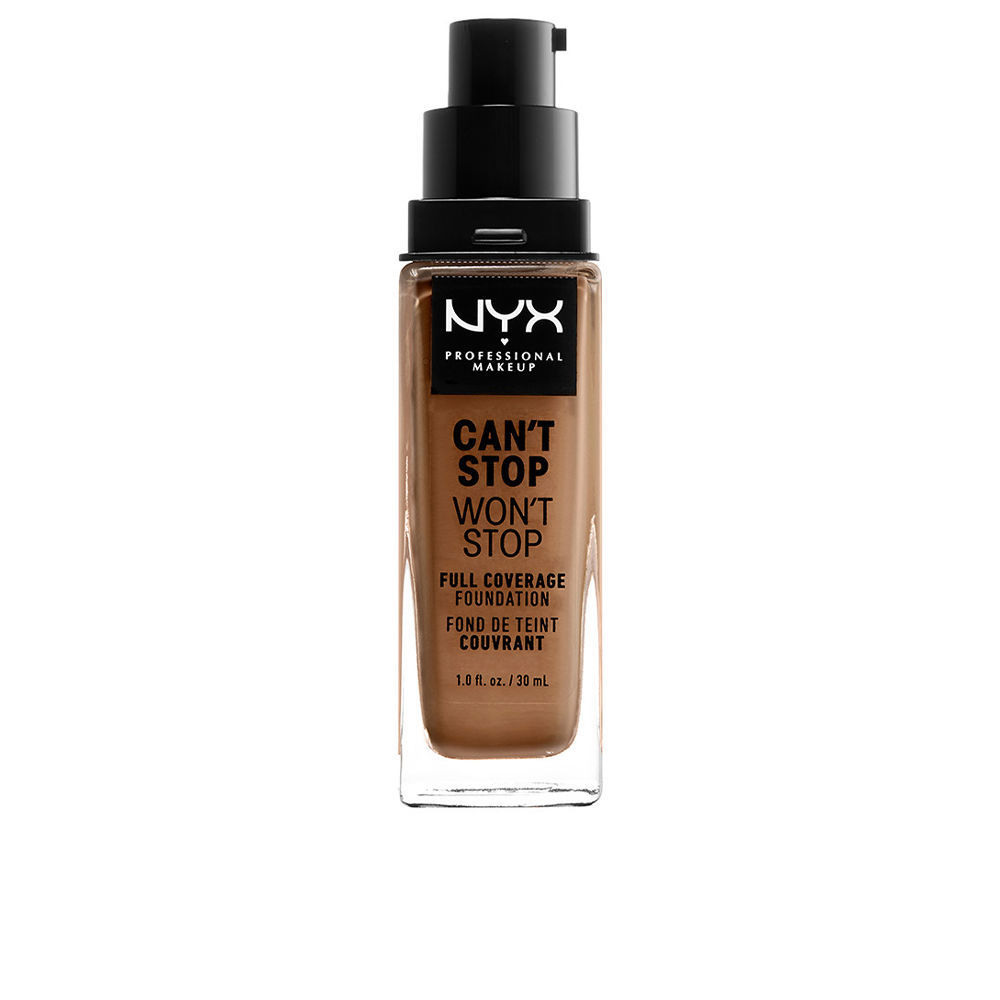 NYX PROFESSIONAL MAKE UP  CAN'T STOP WON'T STOP full coverage foundation #mahogany 30 ml