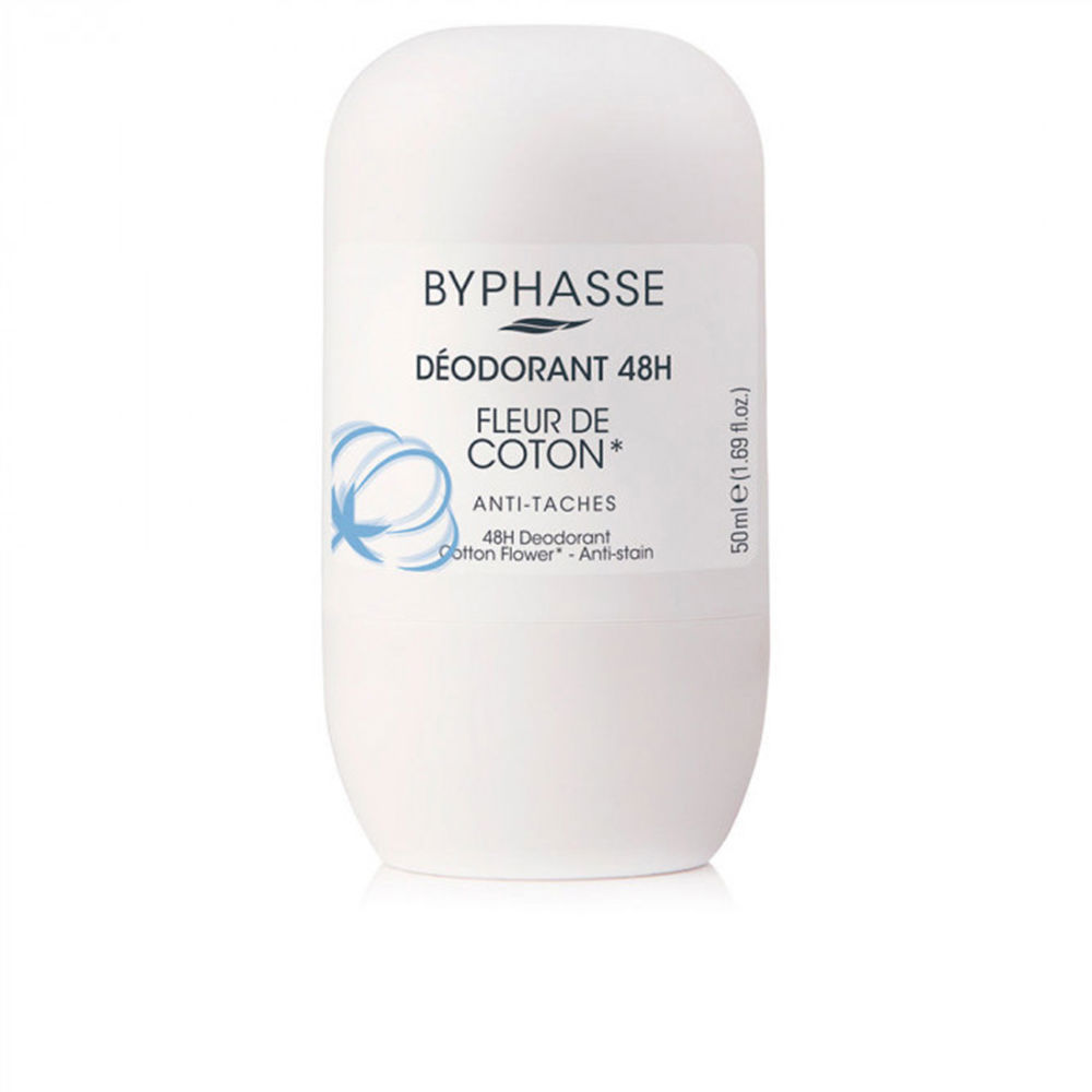 BYPHASSE  deodorant 24H flor de algodón (roll-on) 50 ml
