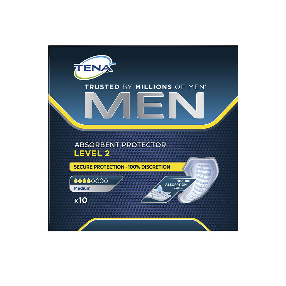TENA LADY  TENA MEN LEVEL 2 protector 100% absorbente 10 u