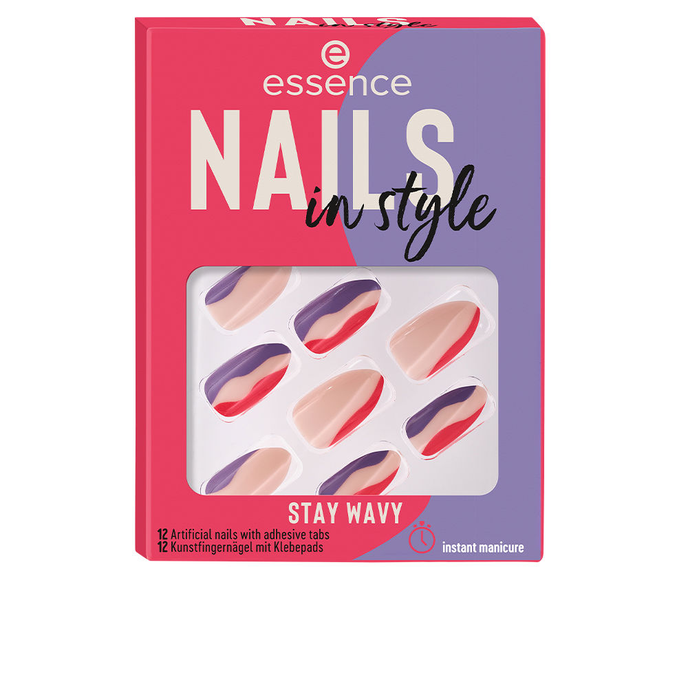 ESSENCE  NAILS IN STYLE uñas artificiales #stay wavy