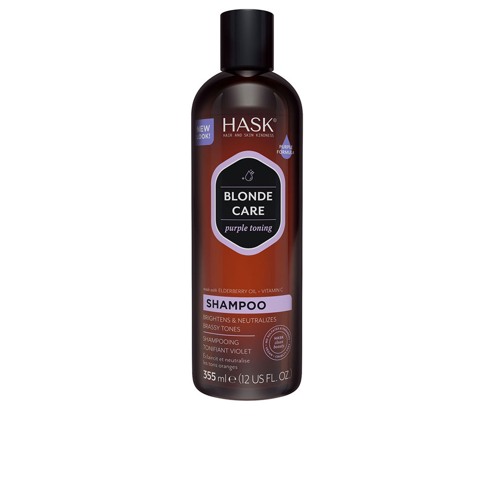 HASK  BLONDE CARE purple toning shampoo 355 ml