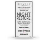BIOVÈNE  NIGHT RESTORE super glow facial serum treatment 30 ml