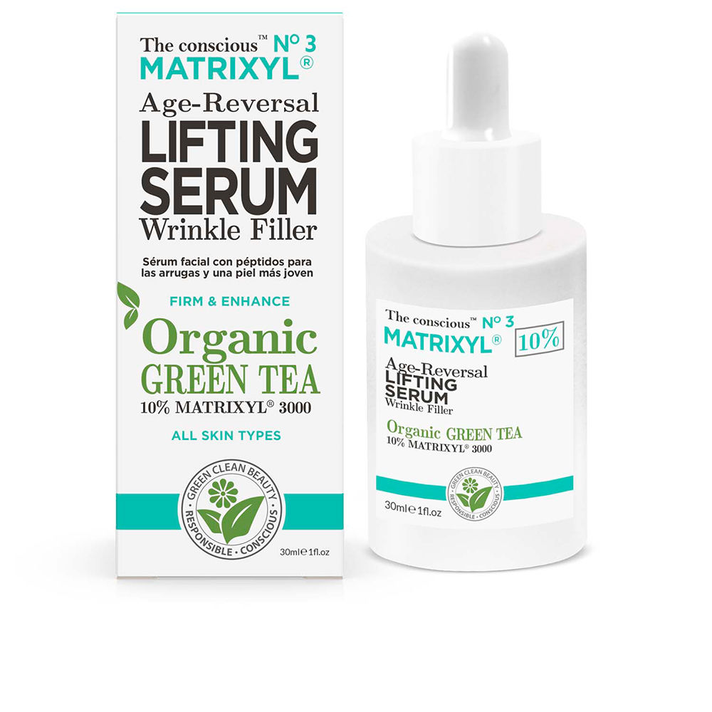 THE CONSCIOUS™  MATRIXYL® age-reversal lifting serum organic green tea 30 ml