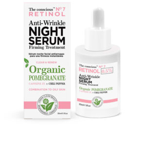 THE CONSCIOUS™  RETINOL anti-wrinkle night serum organic pomegranate 30 ml