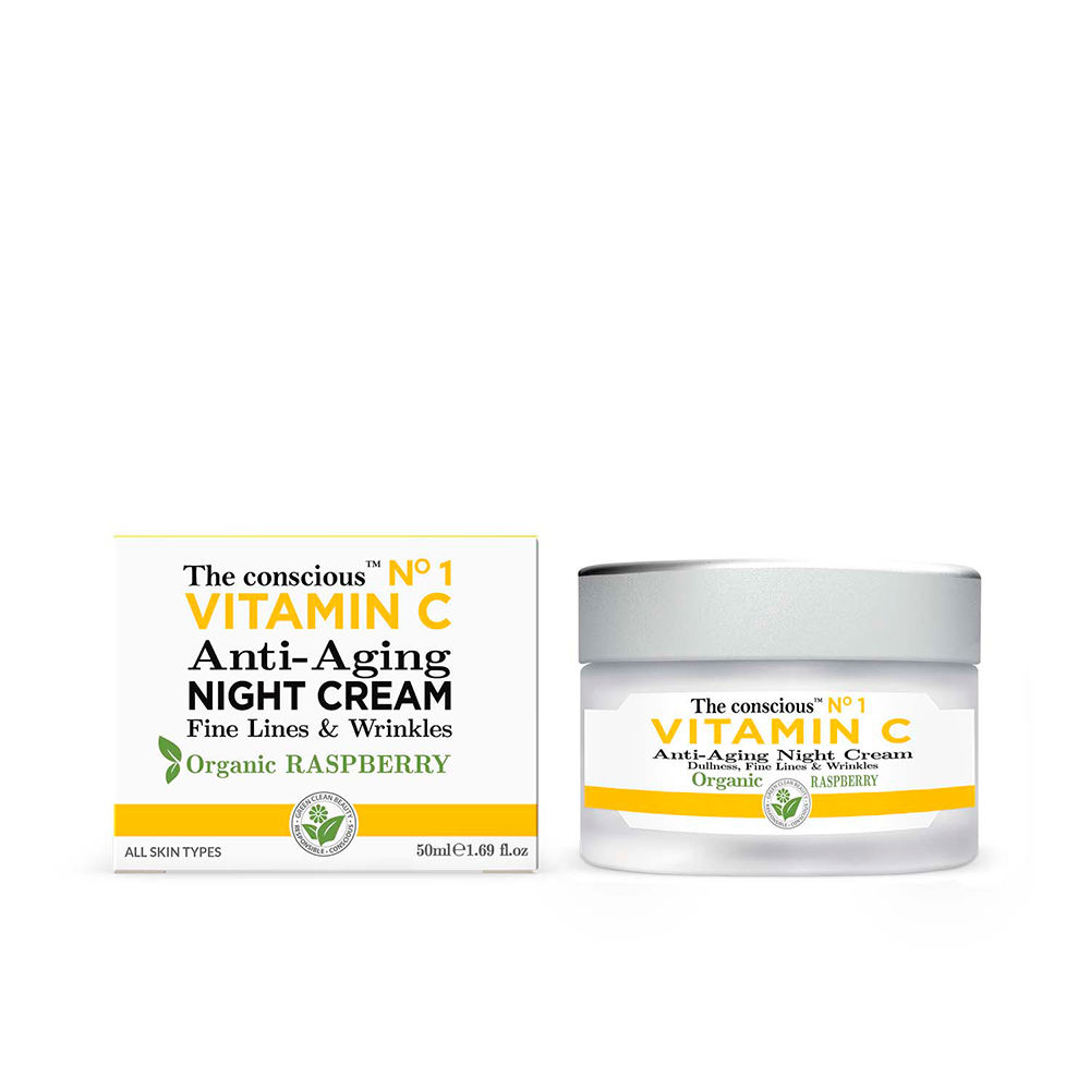 THE CONSCIOUS™  VITAMIN C anti-aging night cream organic raspberry 50 ml