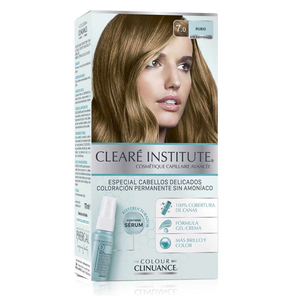 CLEARÉ INSTITUTE  COLOUR CLINUANCE delicate hair #7.0-blonde 1 u