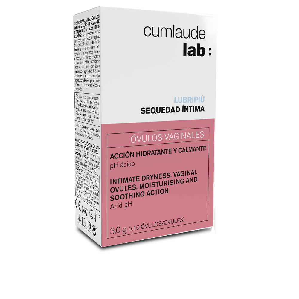 CUMLAUDE LAB  LUBRIPIU intimate dryness vaginal ovules 10 x 3 gr