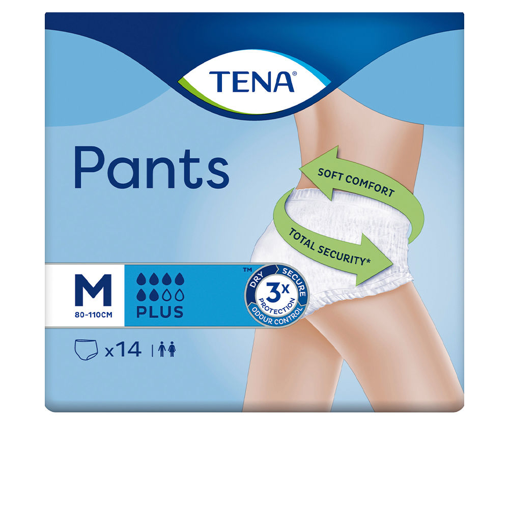 TENA LADY  PANTS PLUS medium incontinence briefs 14 u