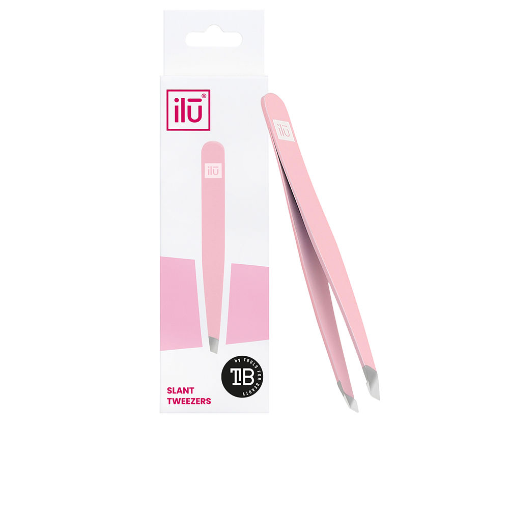 ILŪ  SLANT tweezers #Pink 1 u