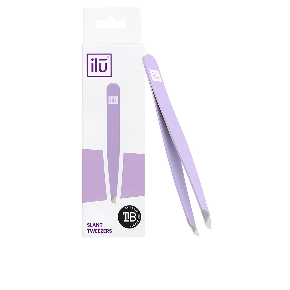 ILŪ  SLANT tweezers #Purple 1 u