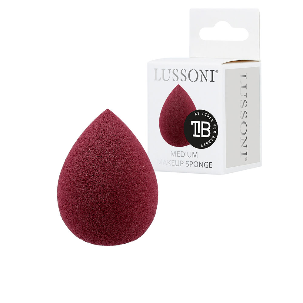 LUSSONI  RAINDROP medium sponge #Burgundy 1 u