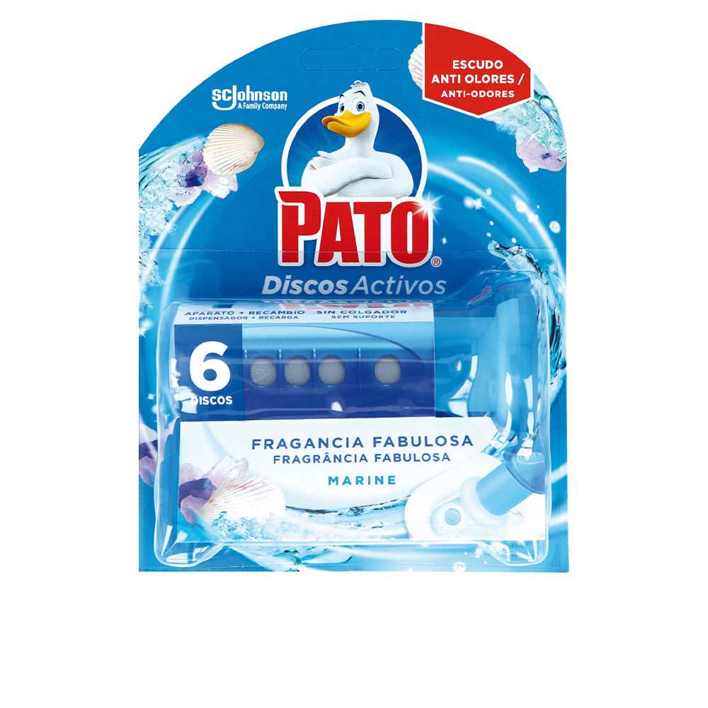 PATO  DUCK WC ACTIVE DISCS appliance + 6 spare parts #marine freshness 7 u