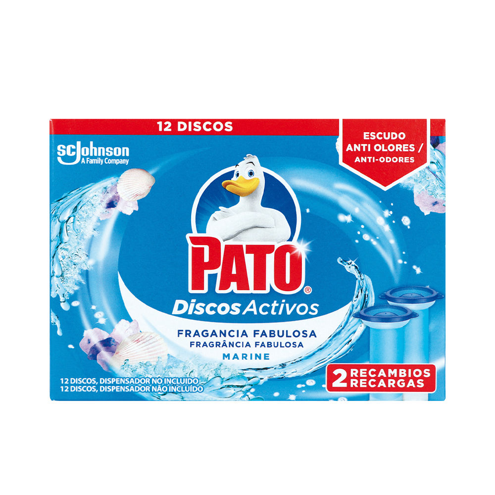 PATO  DUCK WC ACTIVE DISCS x 2 spare parts #marine freshness 12 u