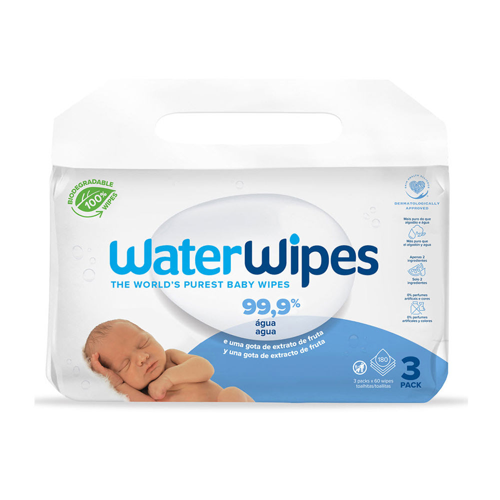 WATERWIPES  WATERWIPES baby wipes with 99.9% organic water 180 u