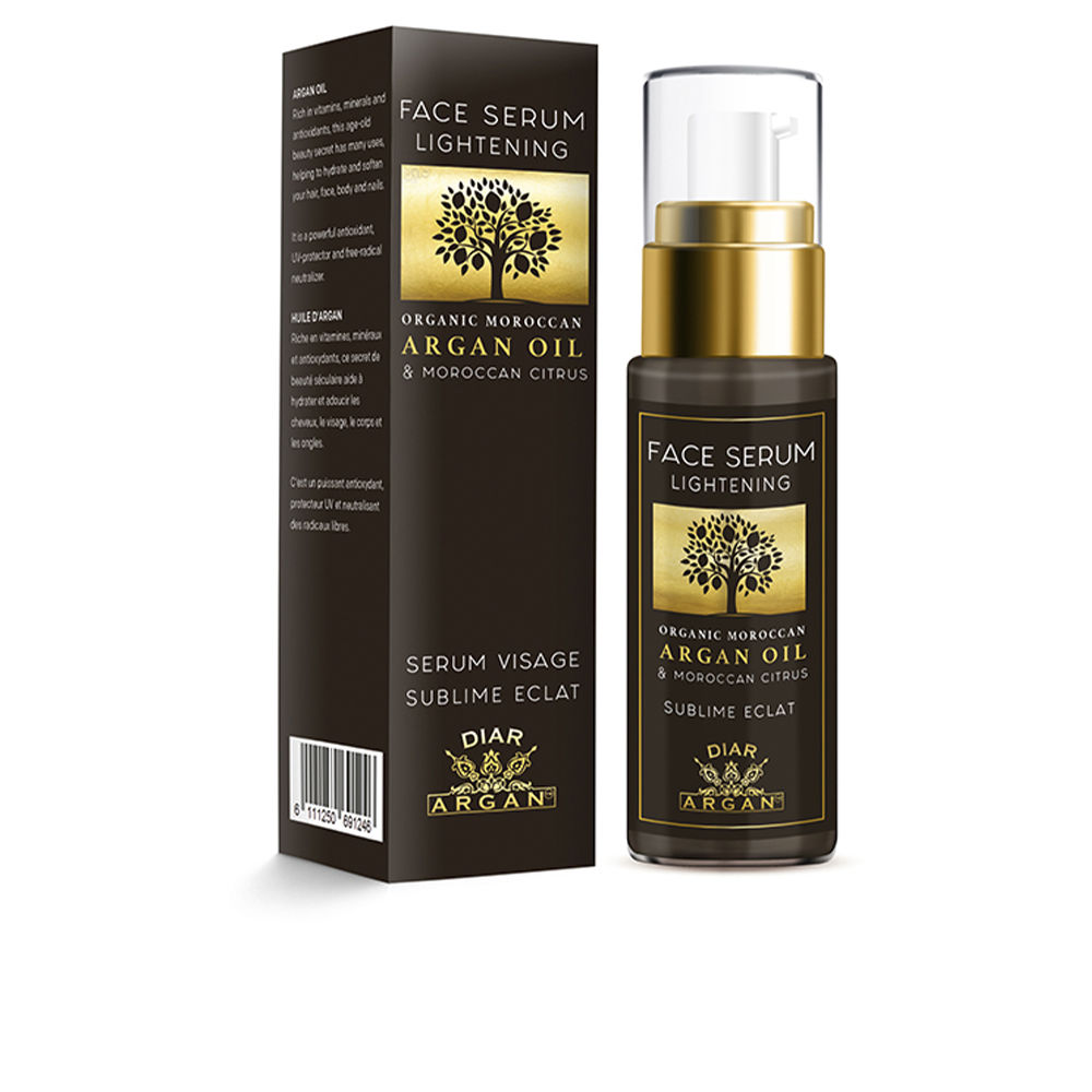 DIAR ARGAN  BRIGHTENING FACIAL SERUM pure argan and citrus 30 ml