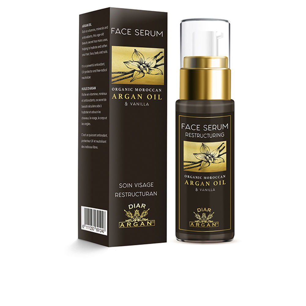 DIAR ARGAN  RESTRUCTURING FACIAL SERUM pure argan and vanilla 30 ml