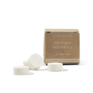 ALMA SECRET  REUSABLE ECO-TOWELS compressed wipes 15 u
