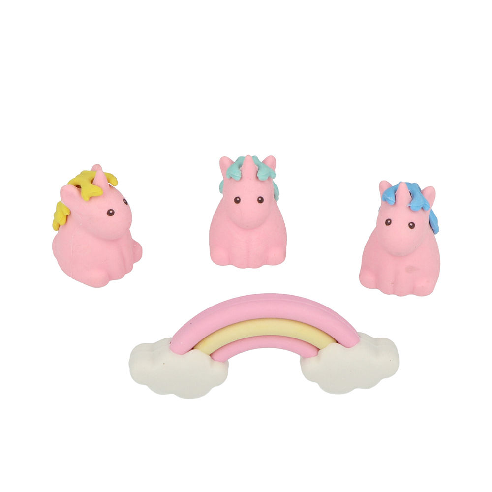 INCA  UNICORN ERASERS 4 u