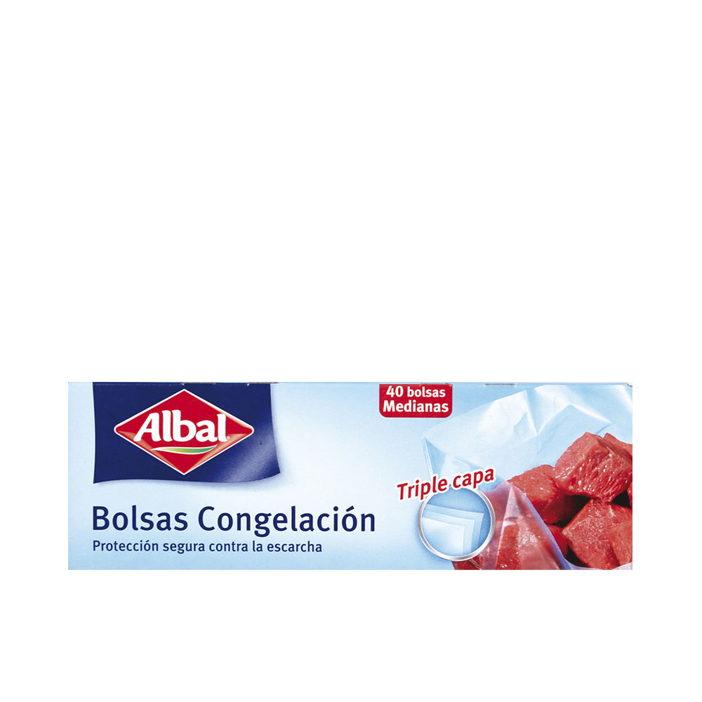 ALBAL  MEDIUM FREEZER BAGS triple layer 40 u