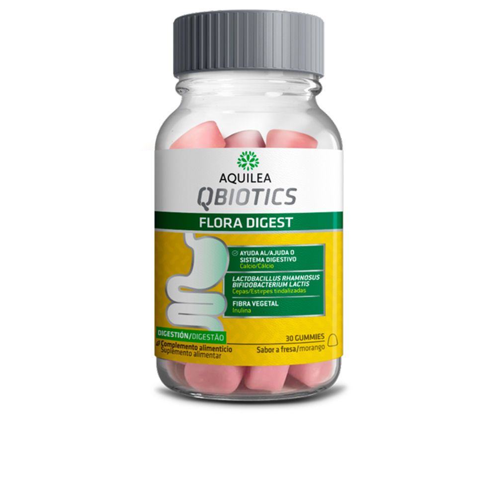 AQUILEA  QBIOTICS FLORA DIGEST gummies #Strawberry 30 u