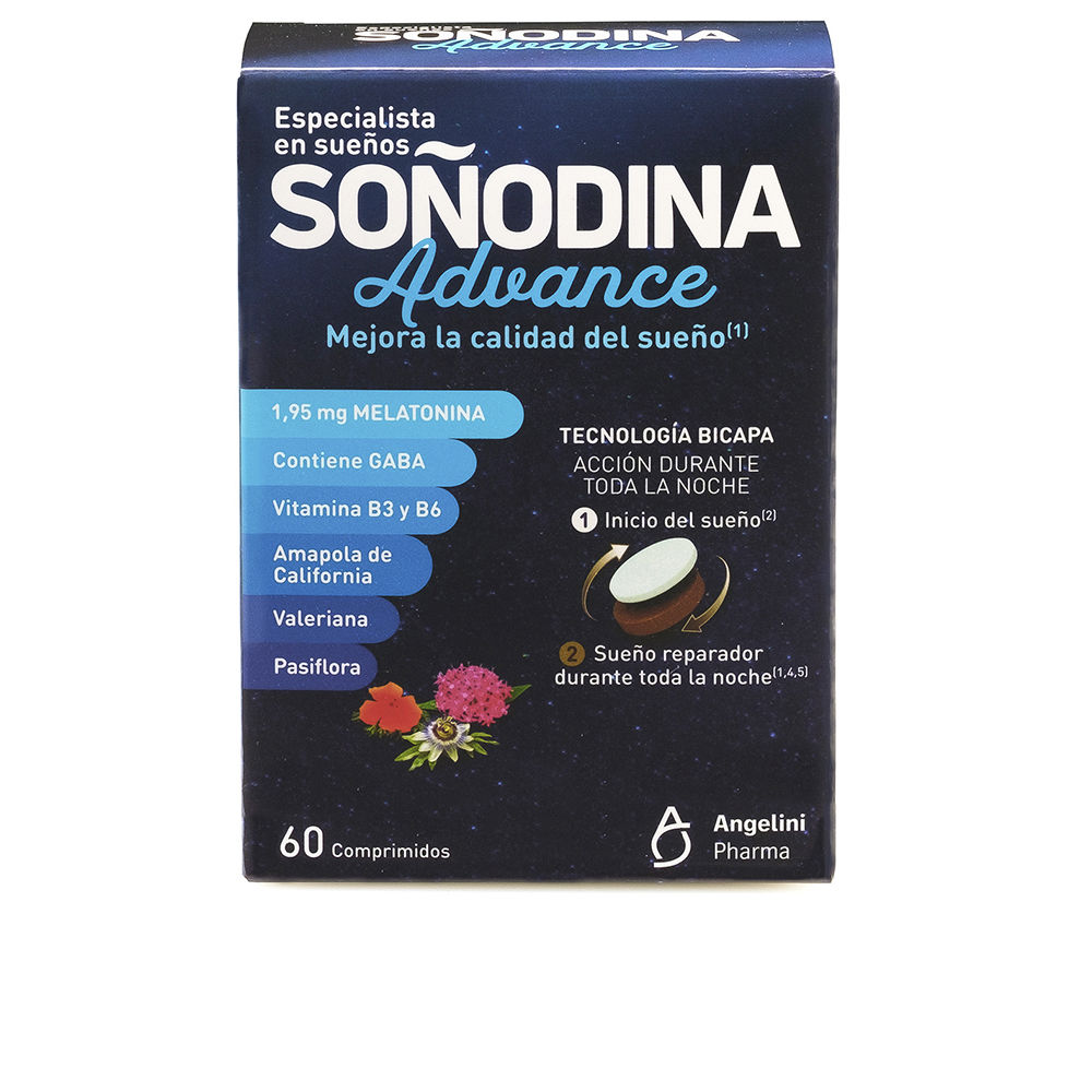 NATURA ESSENZIALE  SOÑODINA bilayer melatonin 60 tablets