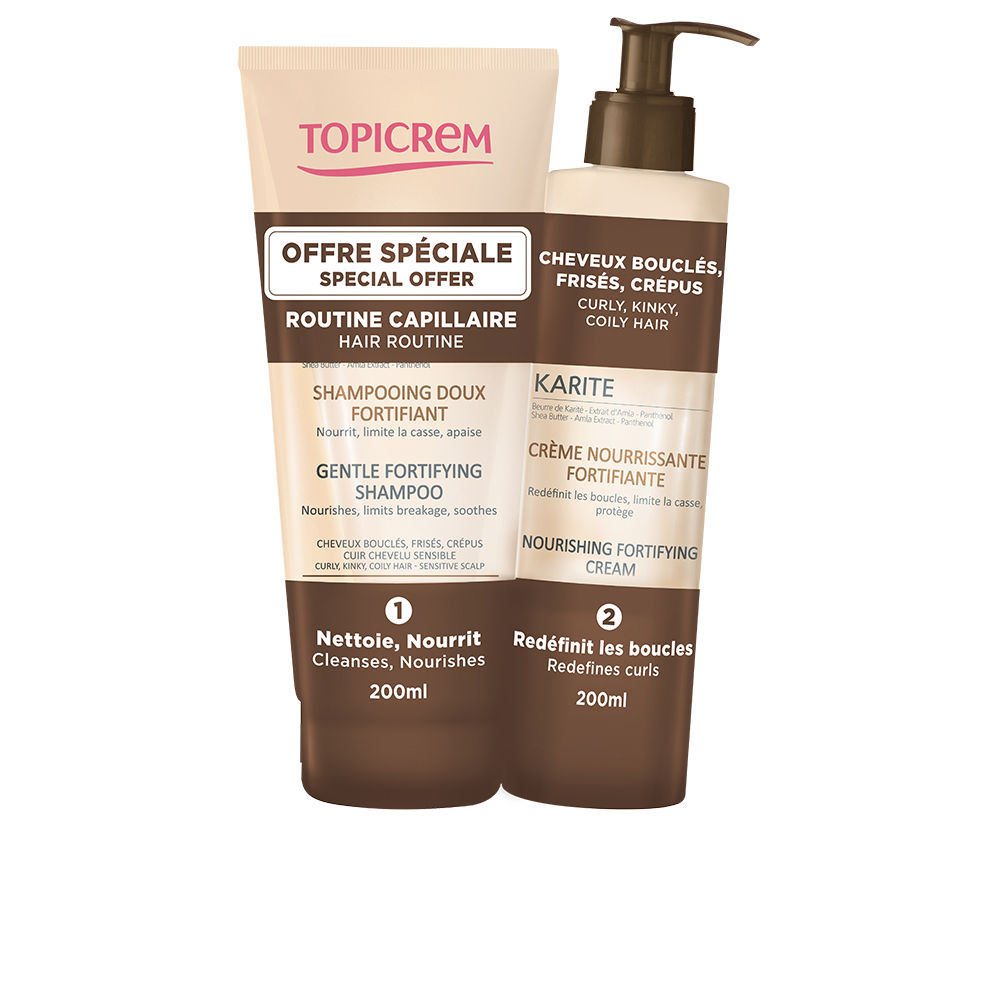 TOPICREM  KARITE STRIFIFTING SHAMPOO 200 ML + STRIFTING CREAM 200 ML PACK 2 pcs