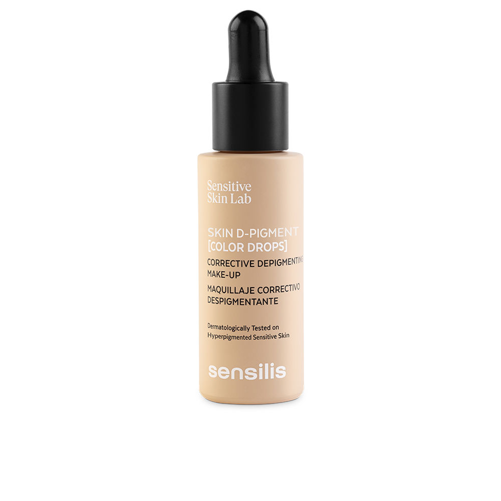 SENSILIS  SKIN D-PIGMENT [COLOR DROPS] depigmenting corrective makeup #Sand 30 ml