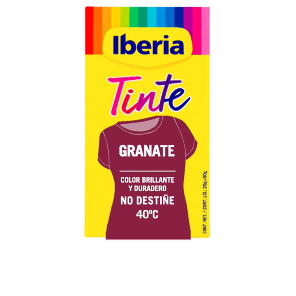 IBERIA  IBERIA CLOTHING DYE colorfast 40º #garnet 70 gr