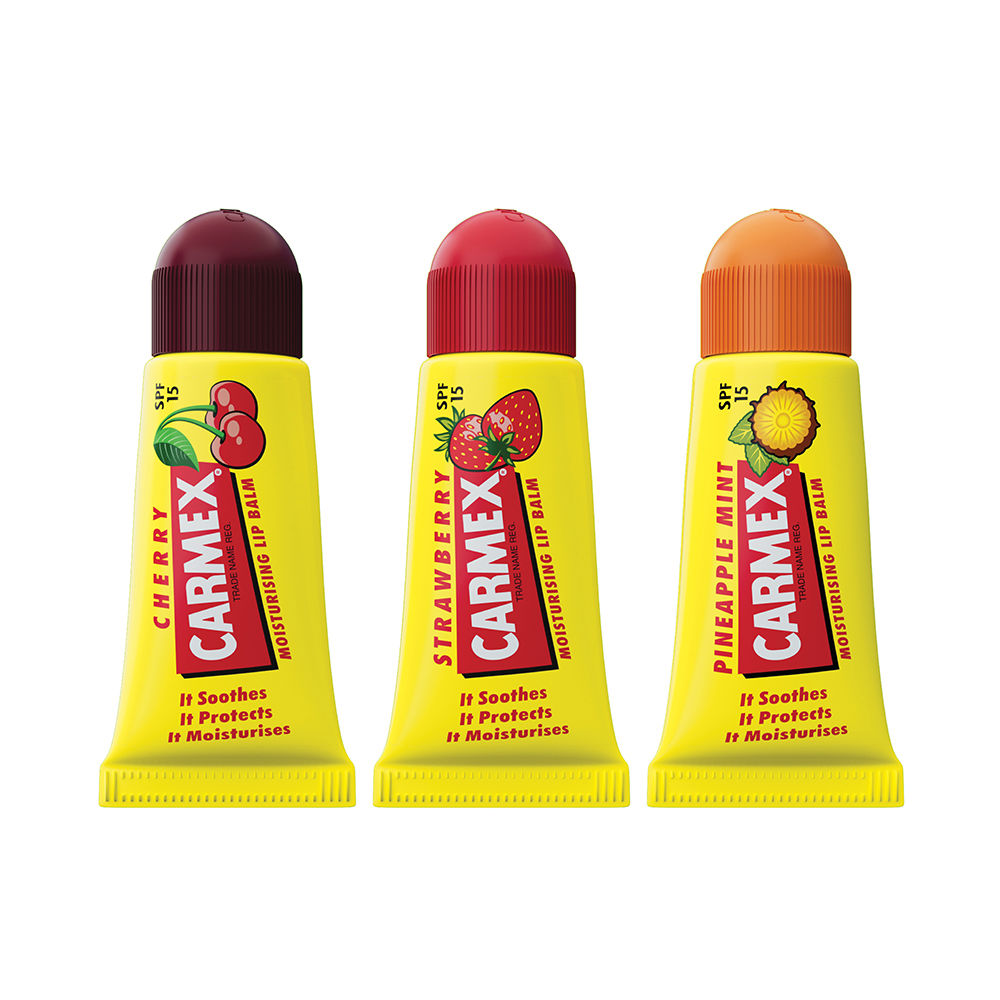 CARMEX  MINIS MOISTURIZING LIP BALM SPF15 TRIPLO 3 u