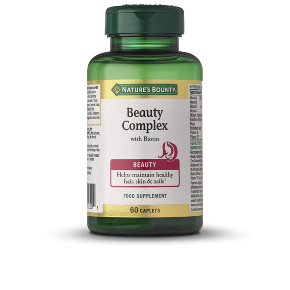 NATURE'S BOUNTY  BEAUTY COMPLEX with biotin 60 capsules
