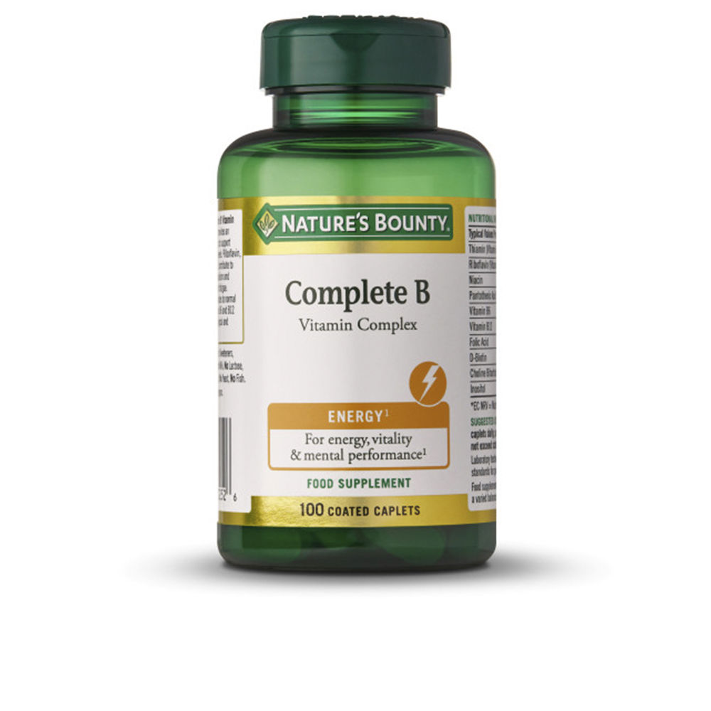 NATURE'S BOUNTY  B-COMPLEX coated capsules 100 units