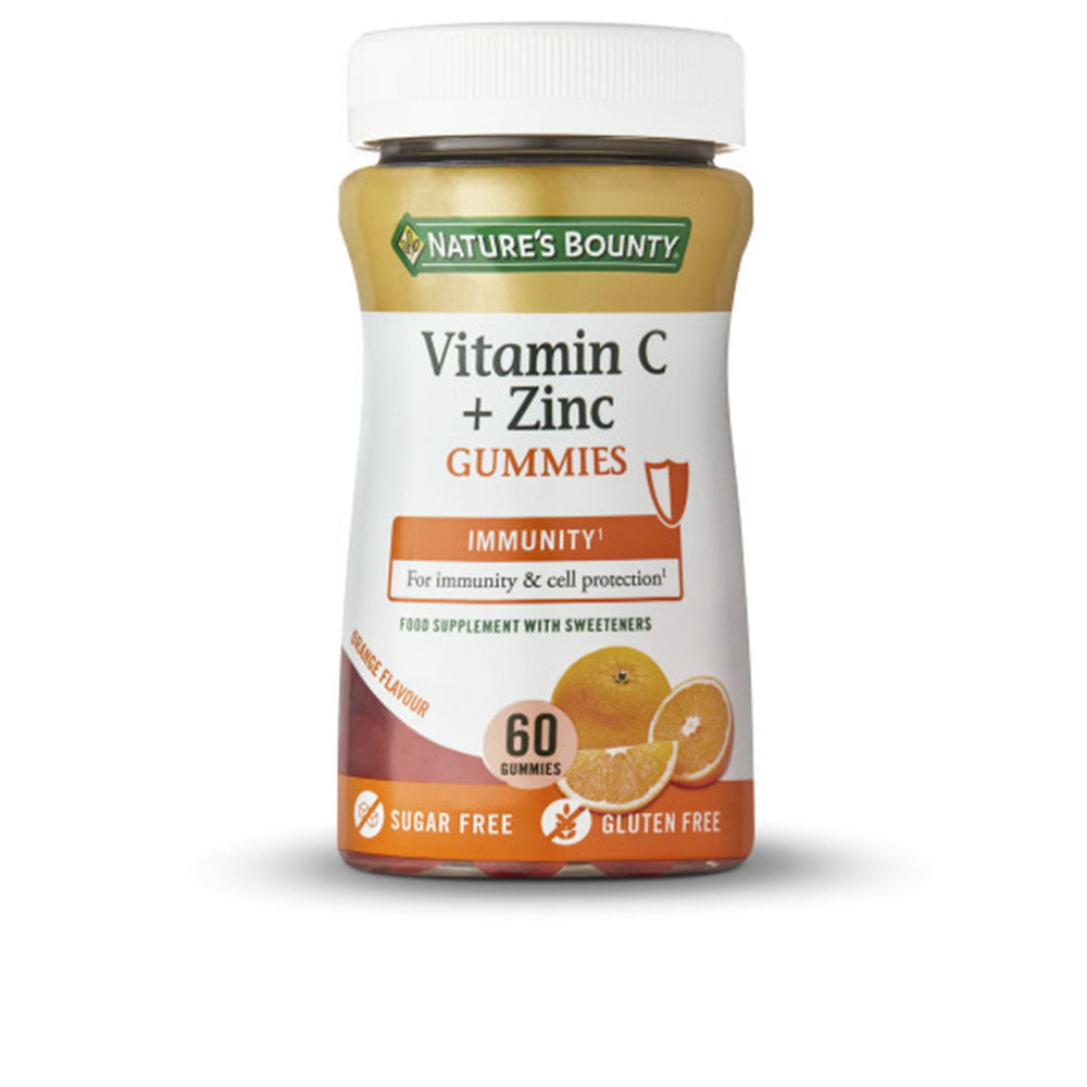 NATURE'S BOUNTY  VITAMIN C + ZINC 60 gummies