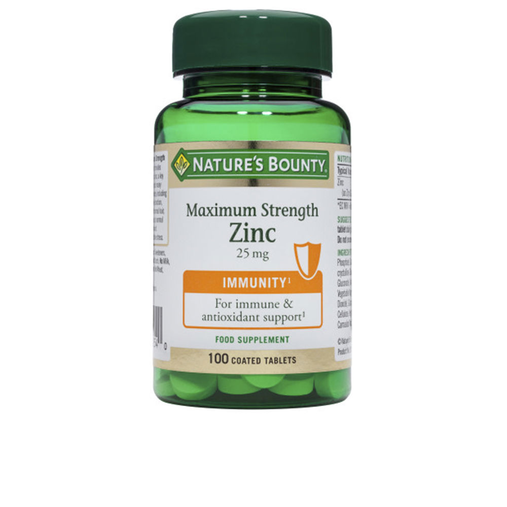 NATURE'S BOUNTY  ZINC 25 mg coated tablets 100 units